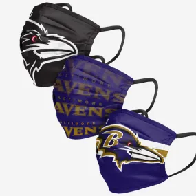 Baltimore Ravens Matchday 3 Pack Face Cover