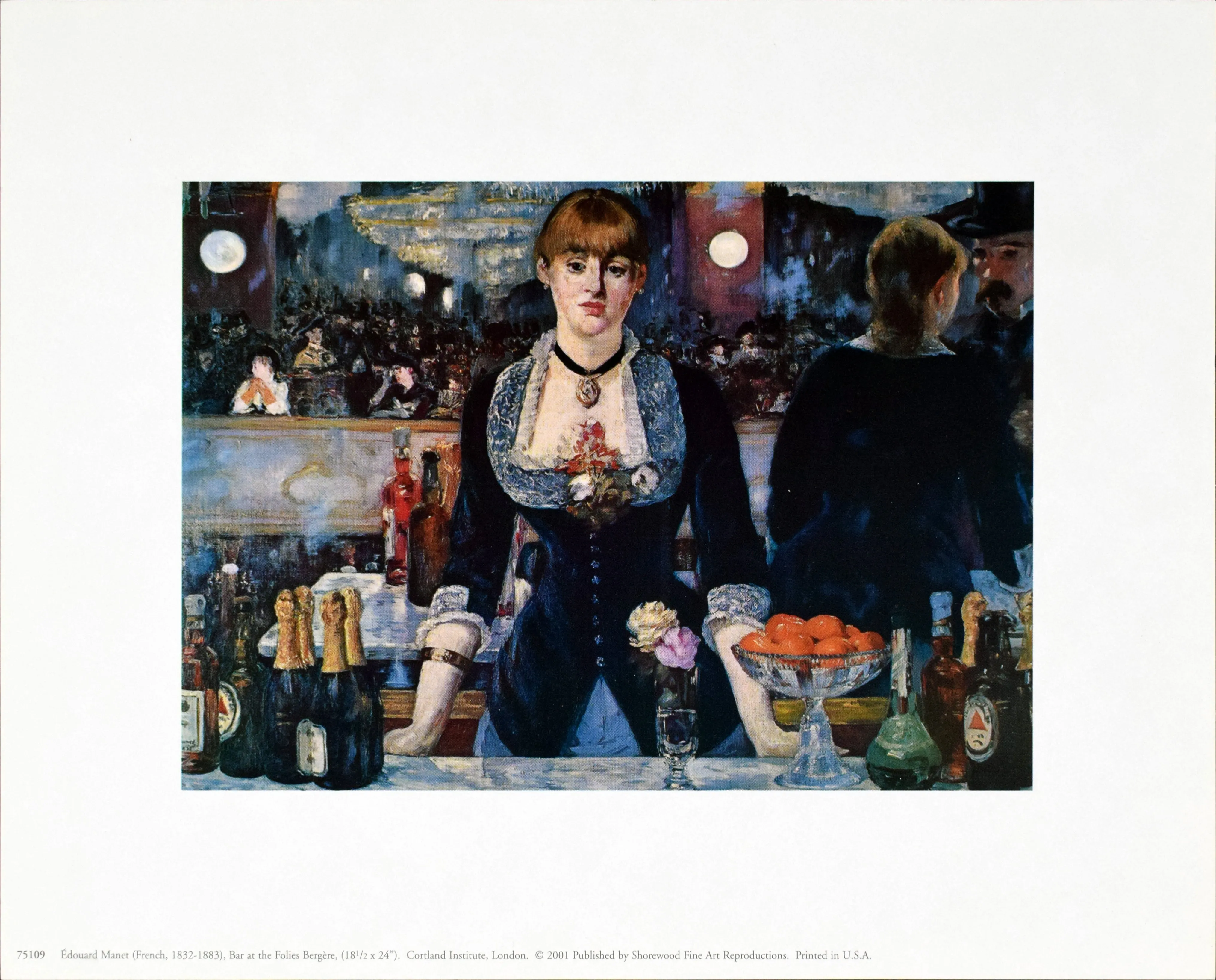 Bar at the Folies Bergere by Edouard Manet