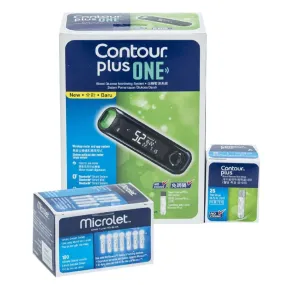 Bayer Contour Plus Starter Kit (Strip   Lancet)