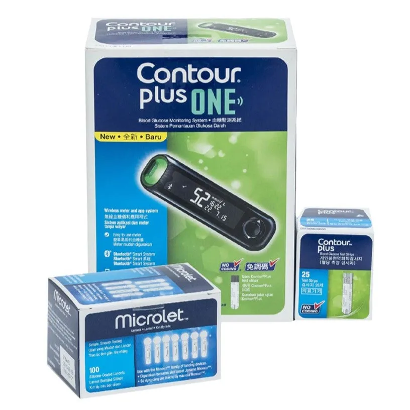Bayer Contour Plus Starter Kit (Strip   Lancet)