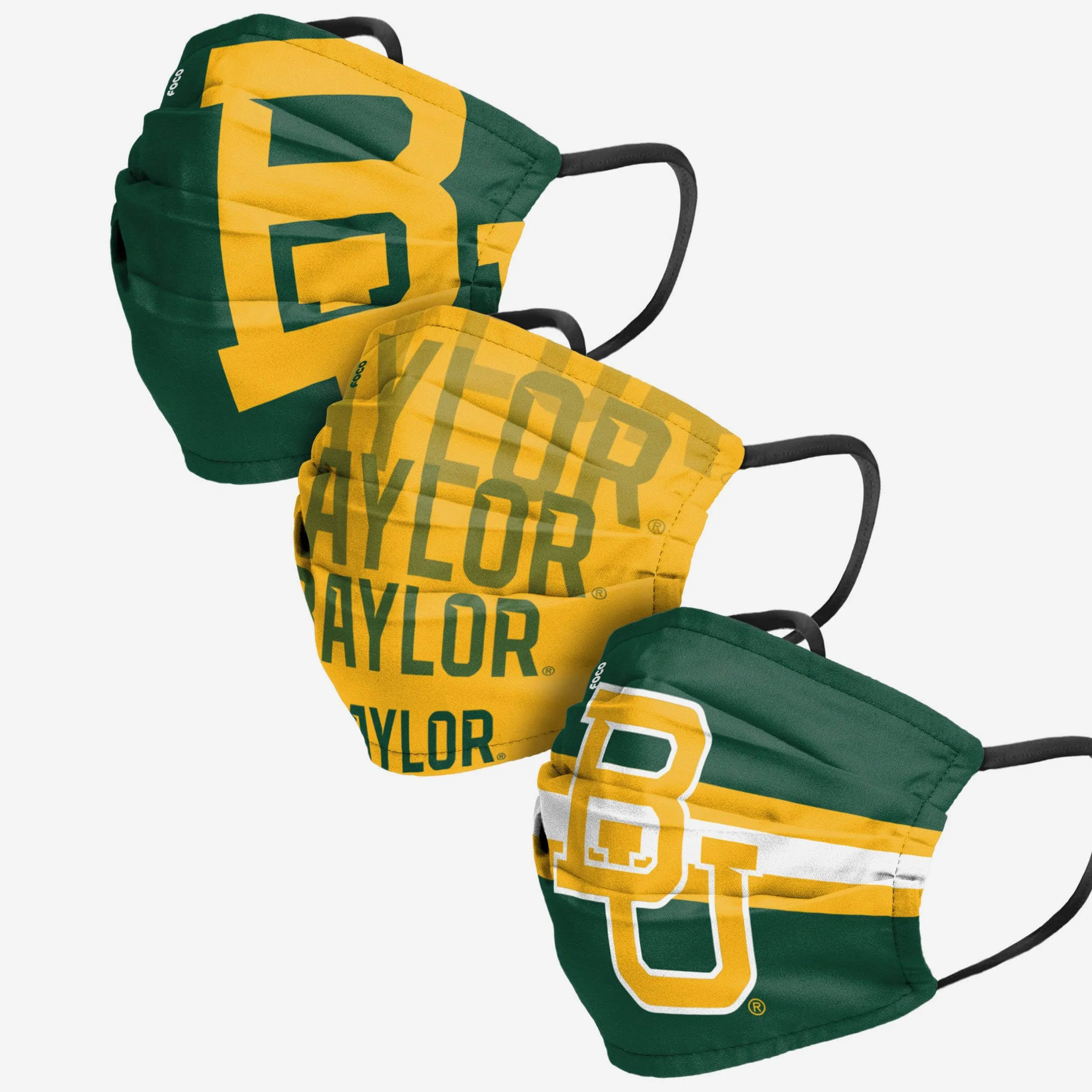 Baylor Bears Matchday 3 Pack Face Cover