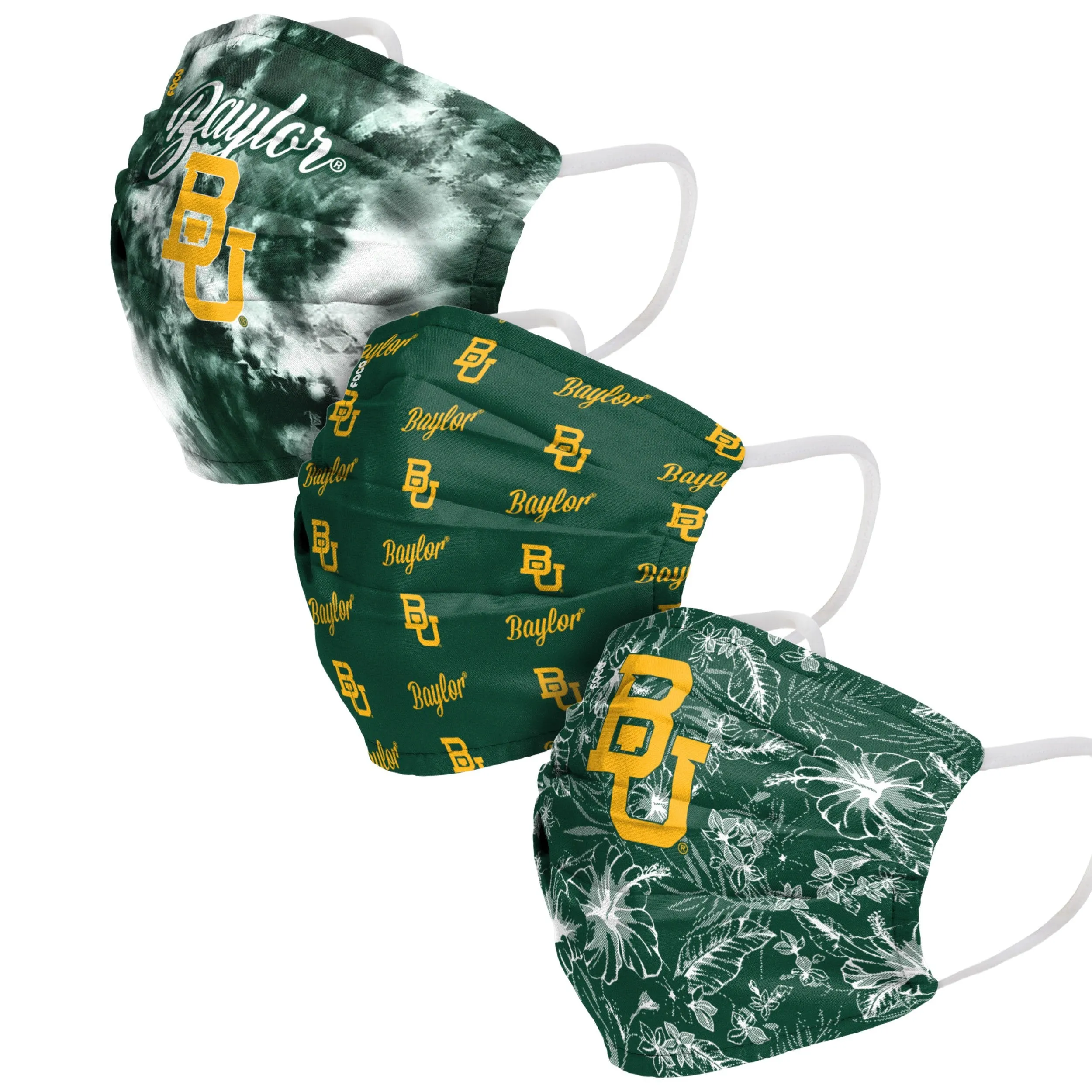 Baylor Bears NCAA Womens Matchday 3 Pack Face Cover