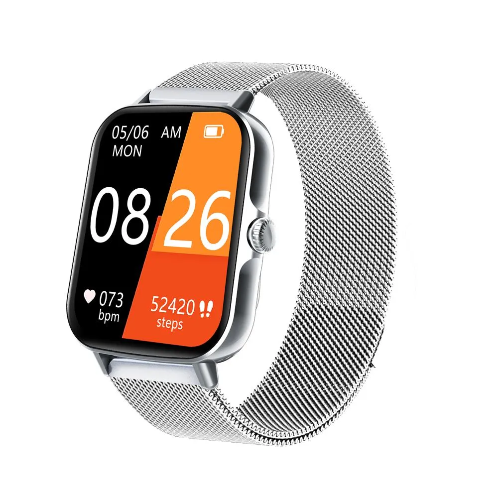 Bearscome Blood Sugar Blood Pressure Blood oxygen Sleep Monitoring Waterproof Smartwatch