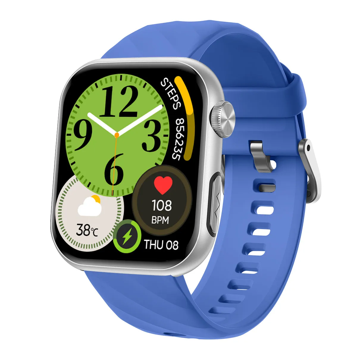 Best Upgrade FITVII® GT5 Pro Max Blood Pressure Monitoring Watch With Blood Glucose ECG Heart Rate Calls Health Fitness Tracker 2025