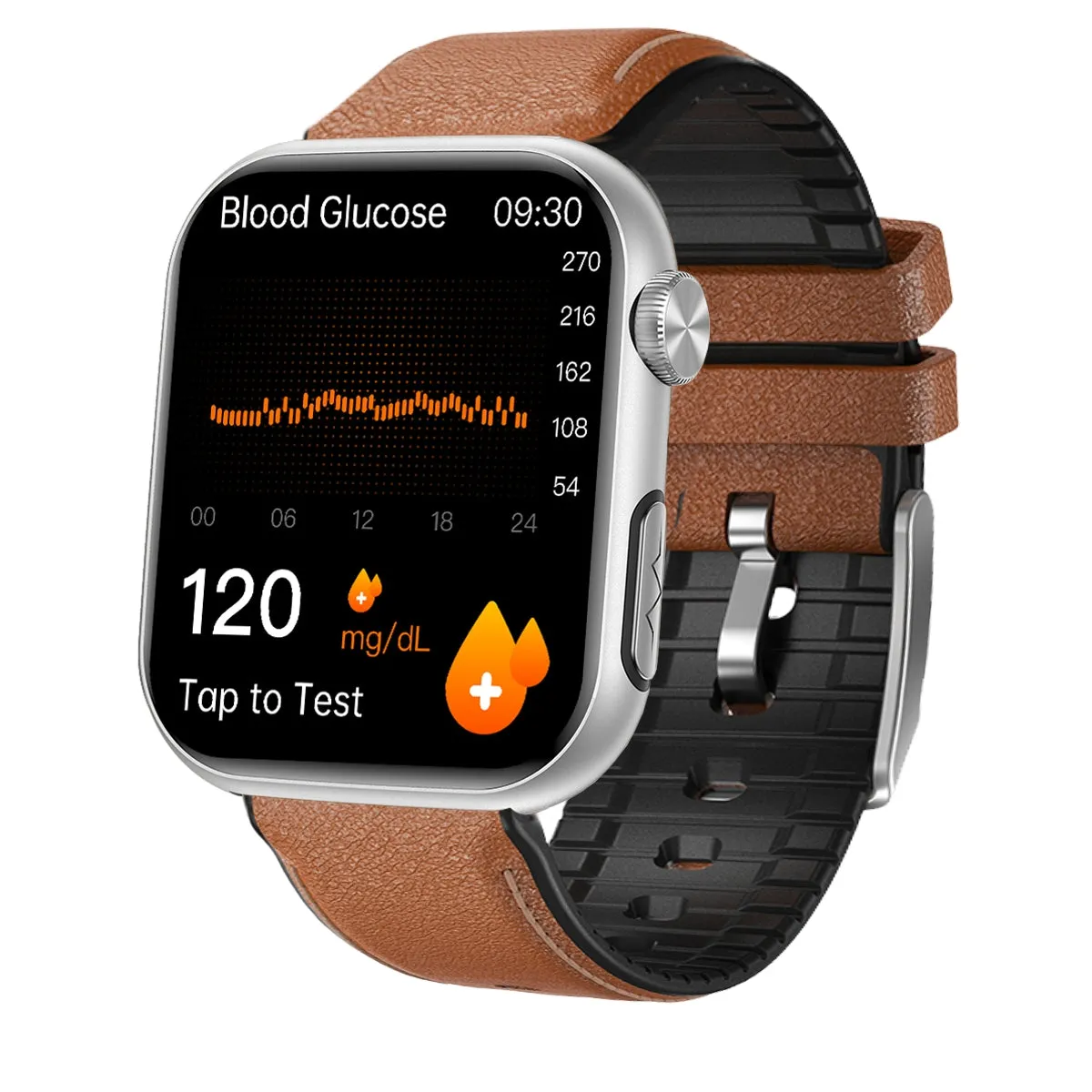 Best Upgrade FITVII® GT5 Pro Max Blood Pressure Monitoring Watch With Blood Glucose ECG Heart Rate Calls Health Fitness Tracker 2025