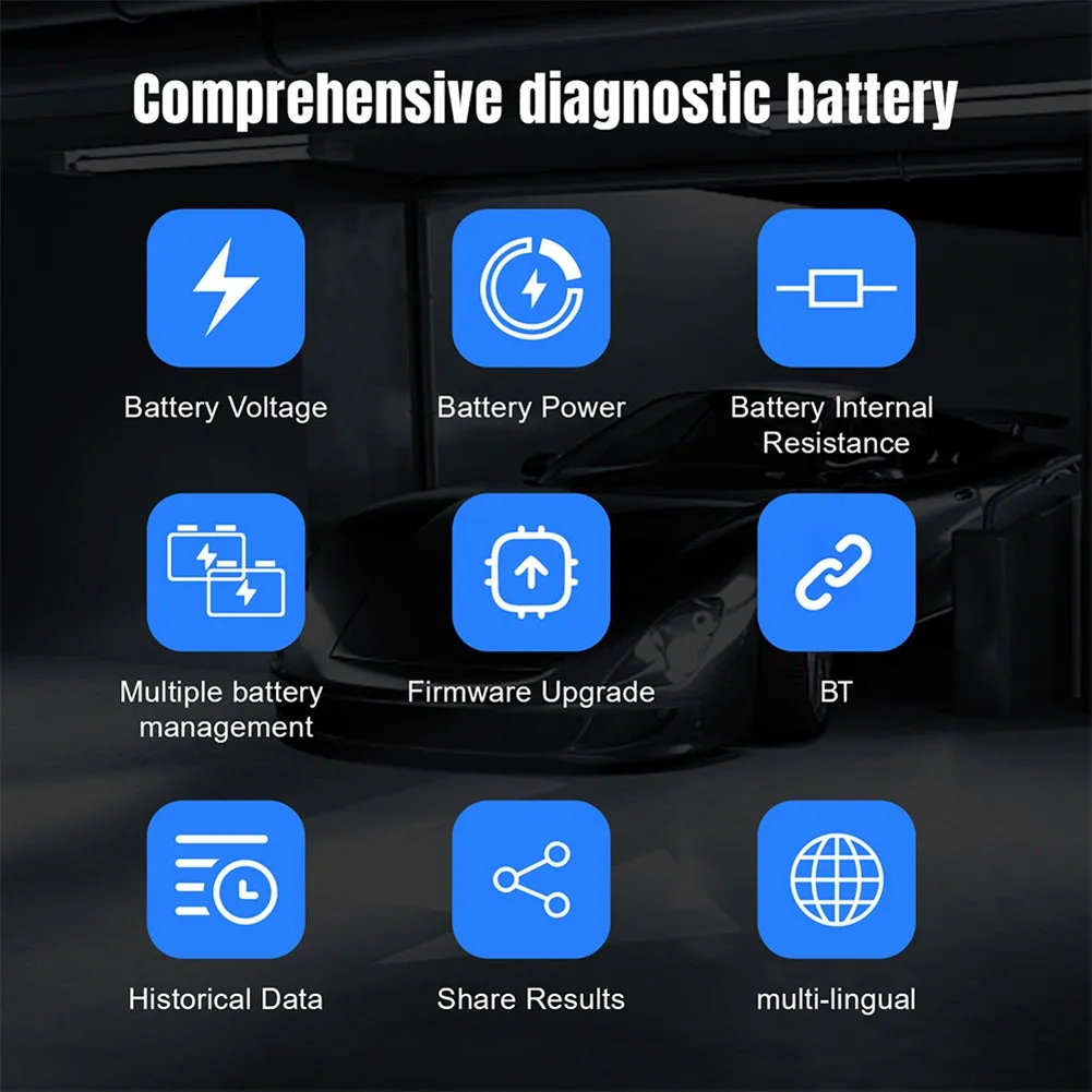 BK100 BST360 Battery Tester Bluetooth 12v Battery Monitor