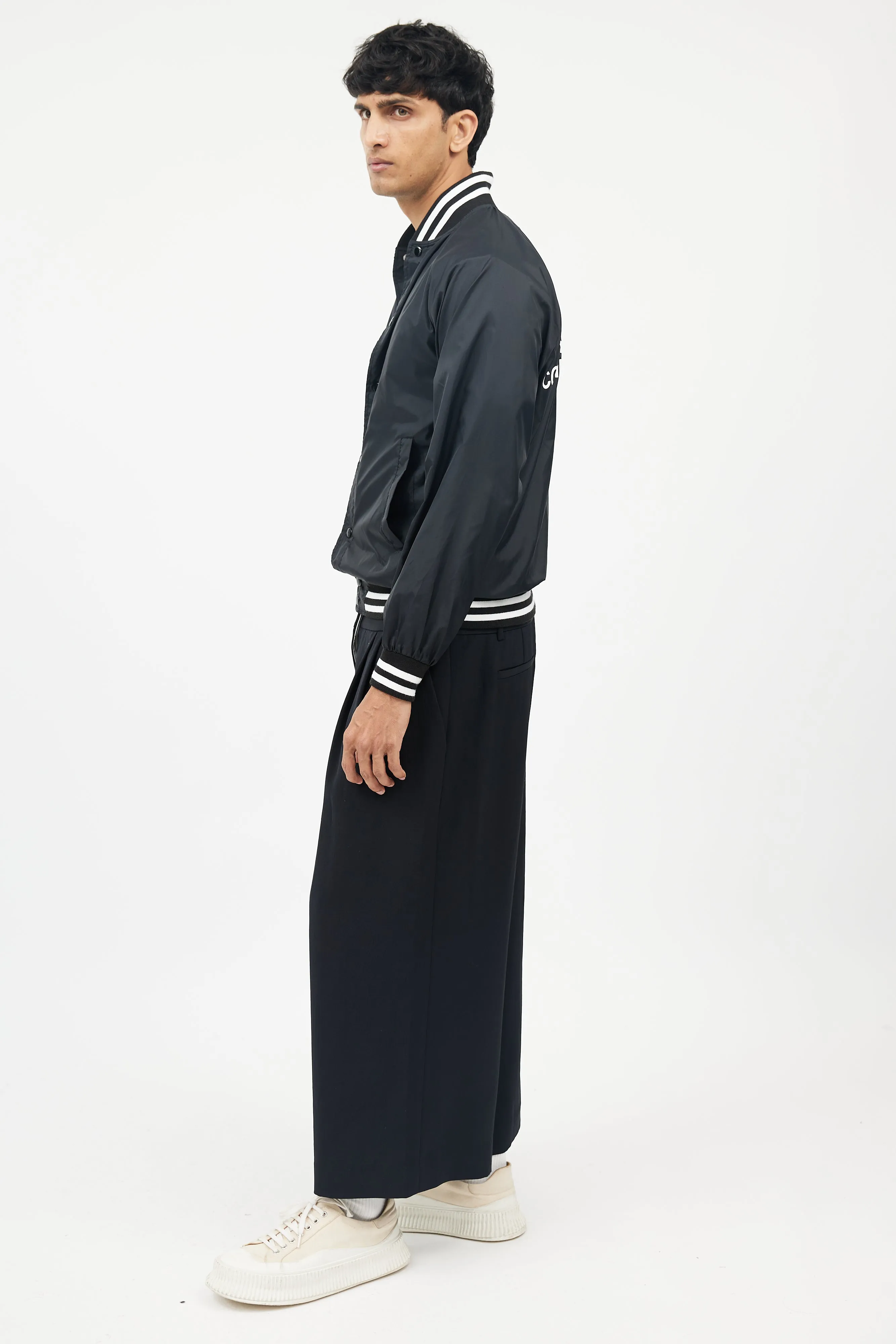 Black & White Nylon Jacket