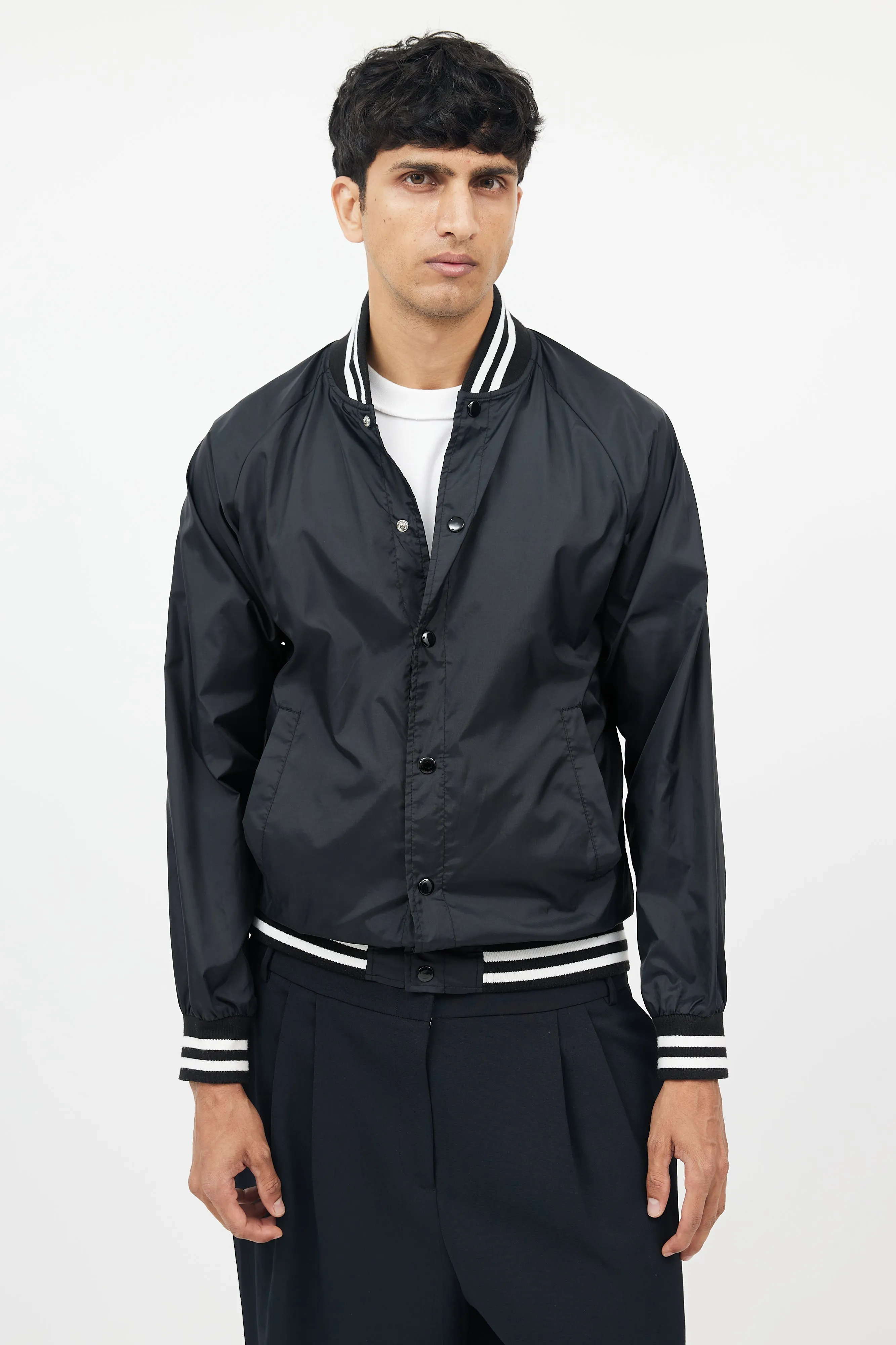 Black & White Nylon Jacket