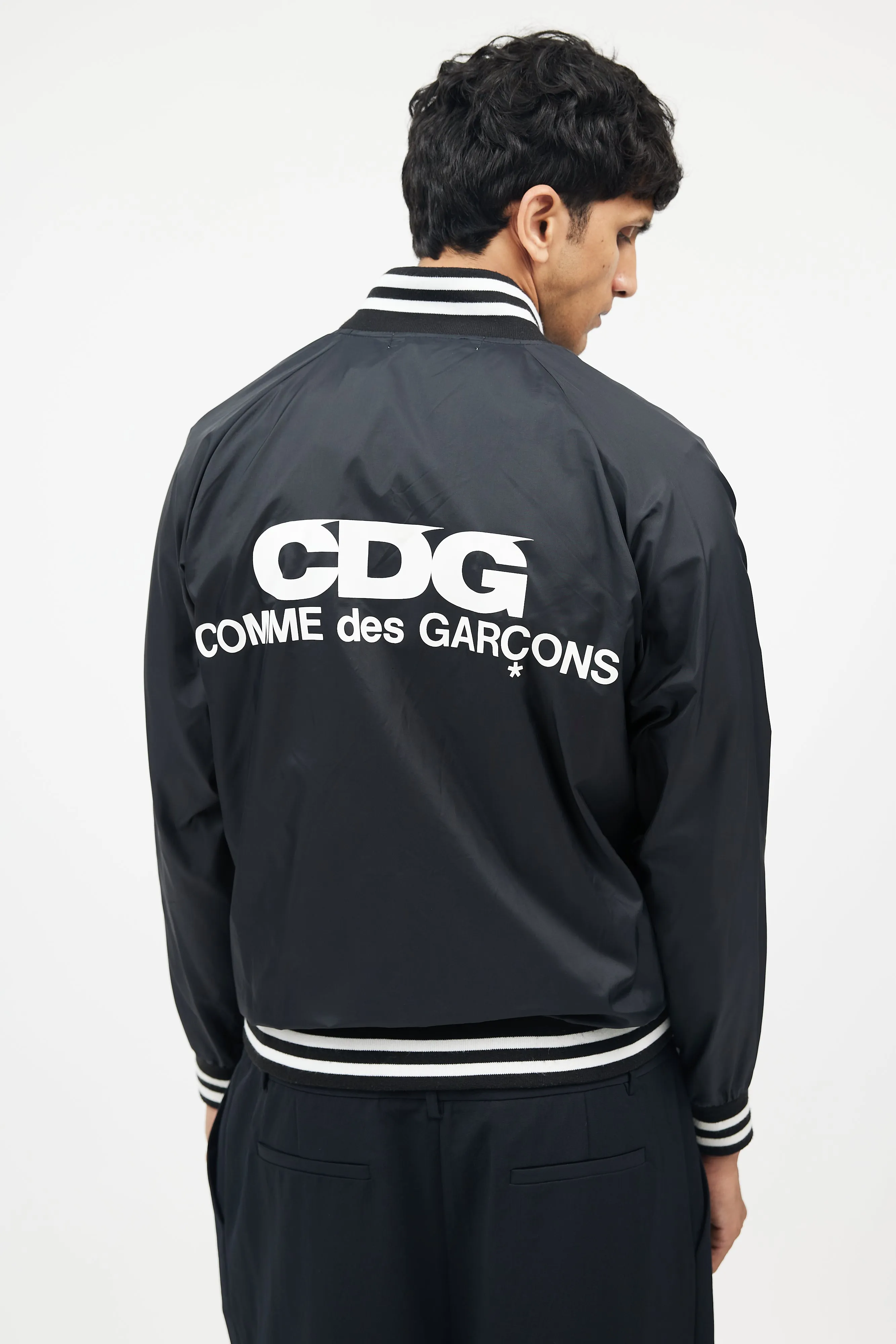 Black & White Nylon Jacket