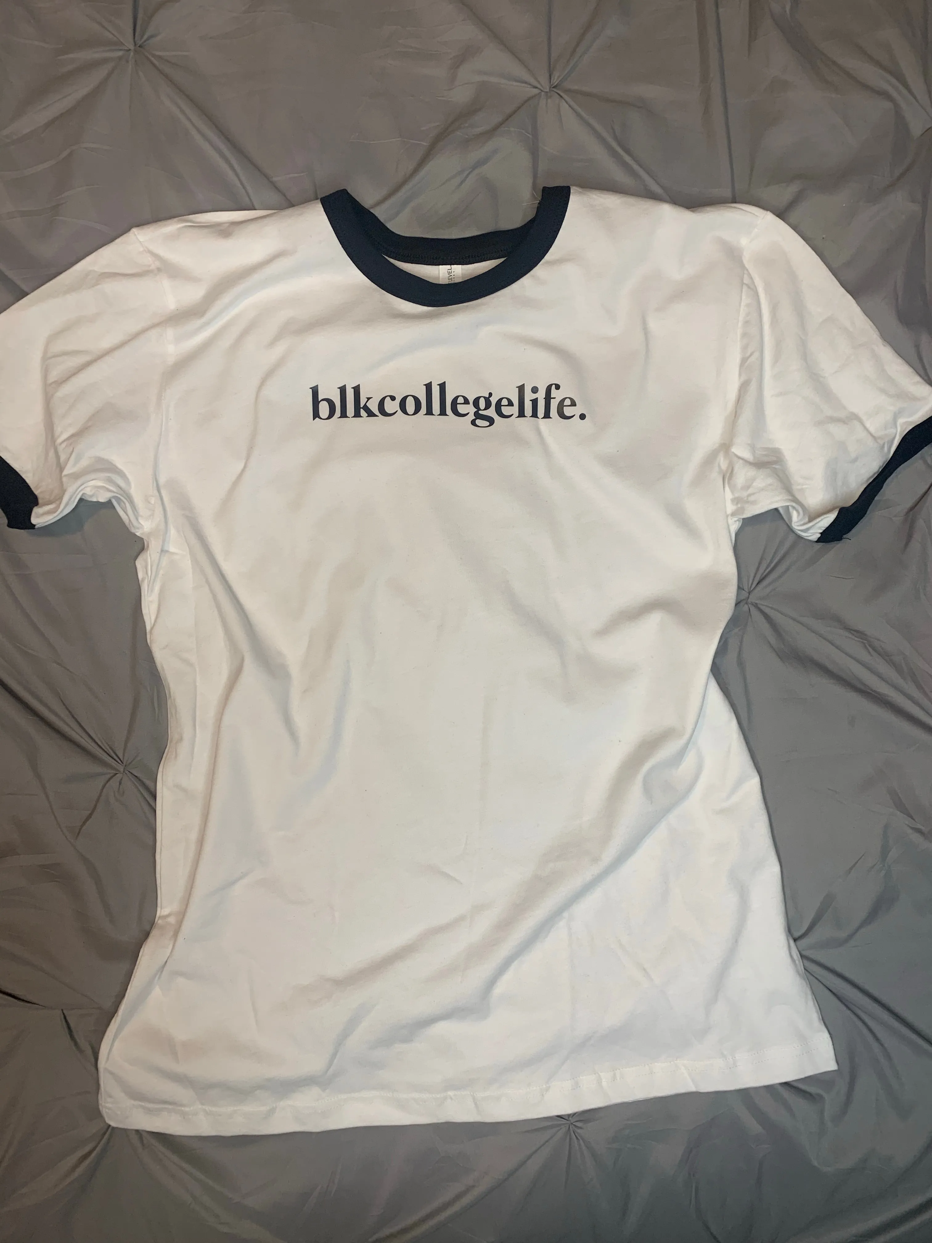 blkcollegelife. Ringer Tee