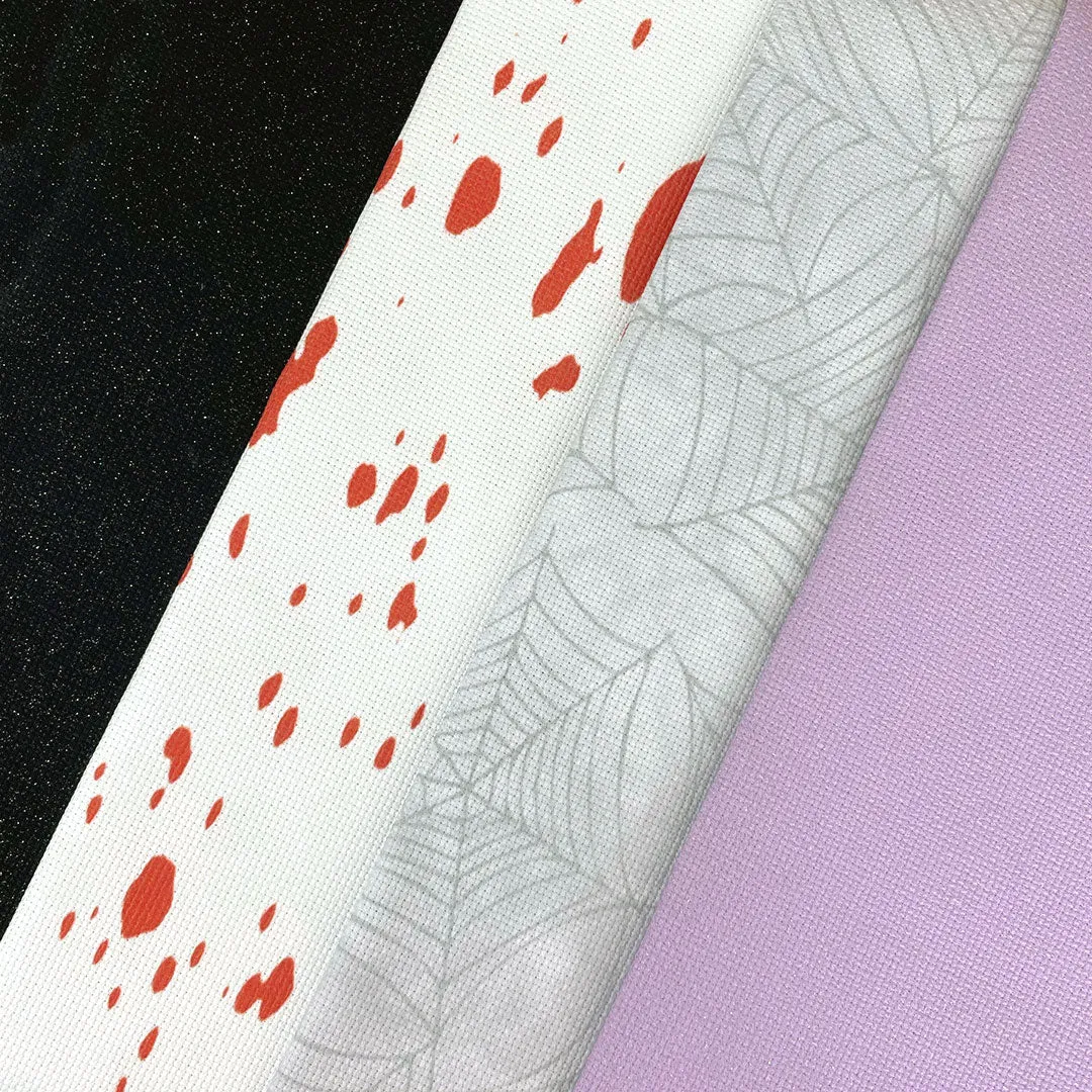 Blood Spatter Printed Cross Stitch Aida Fabric