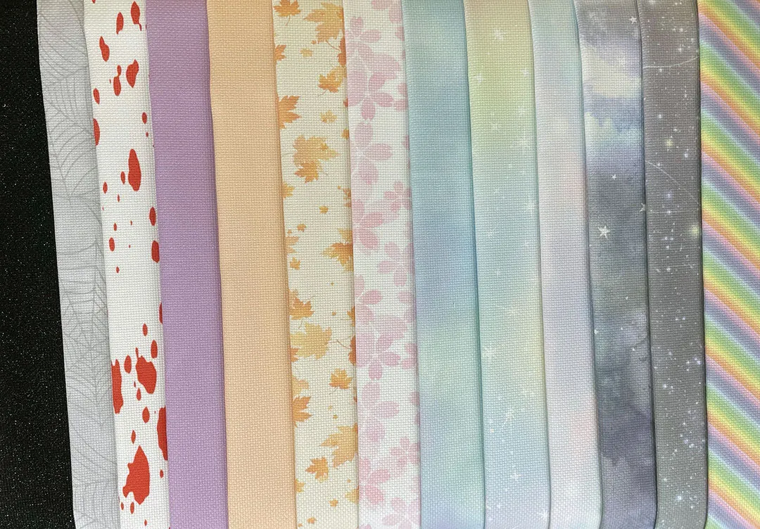 Blood Spatter Printed Cross Stitch Aida Fabric