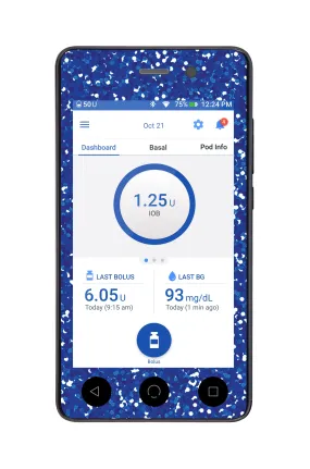 Blue Confetti Omnipod DASH™