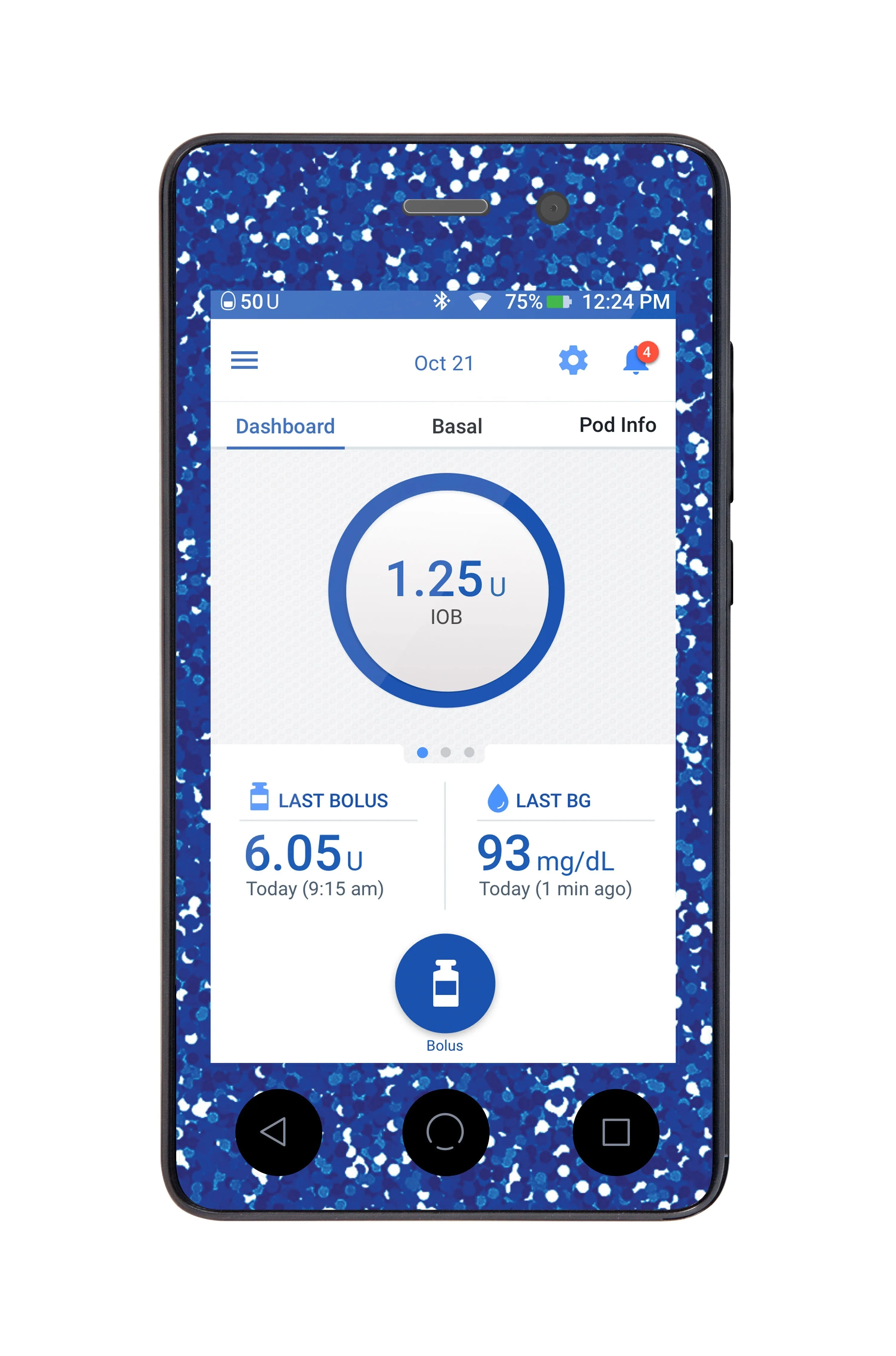 Blue Confetti Omnipod DASH™