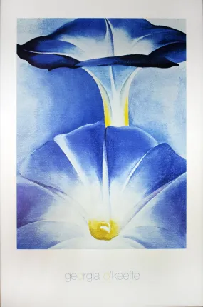 Blue Morning Glories by Georgia O'Keeffe