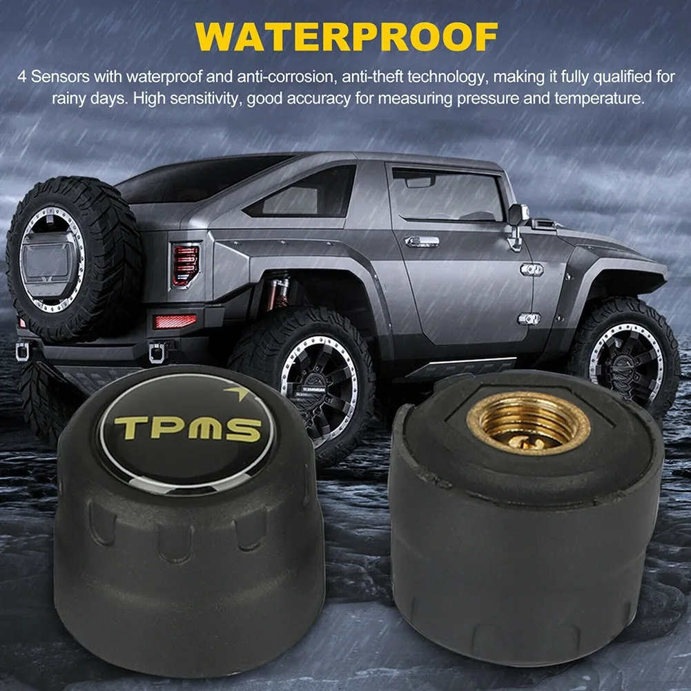 Bluetooth-compatible 5.0 Car  Tire  Pressure  Detector Wireless