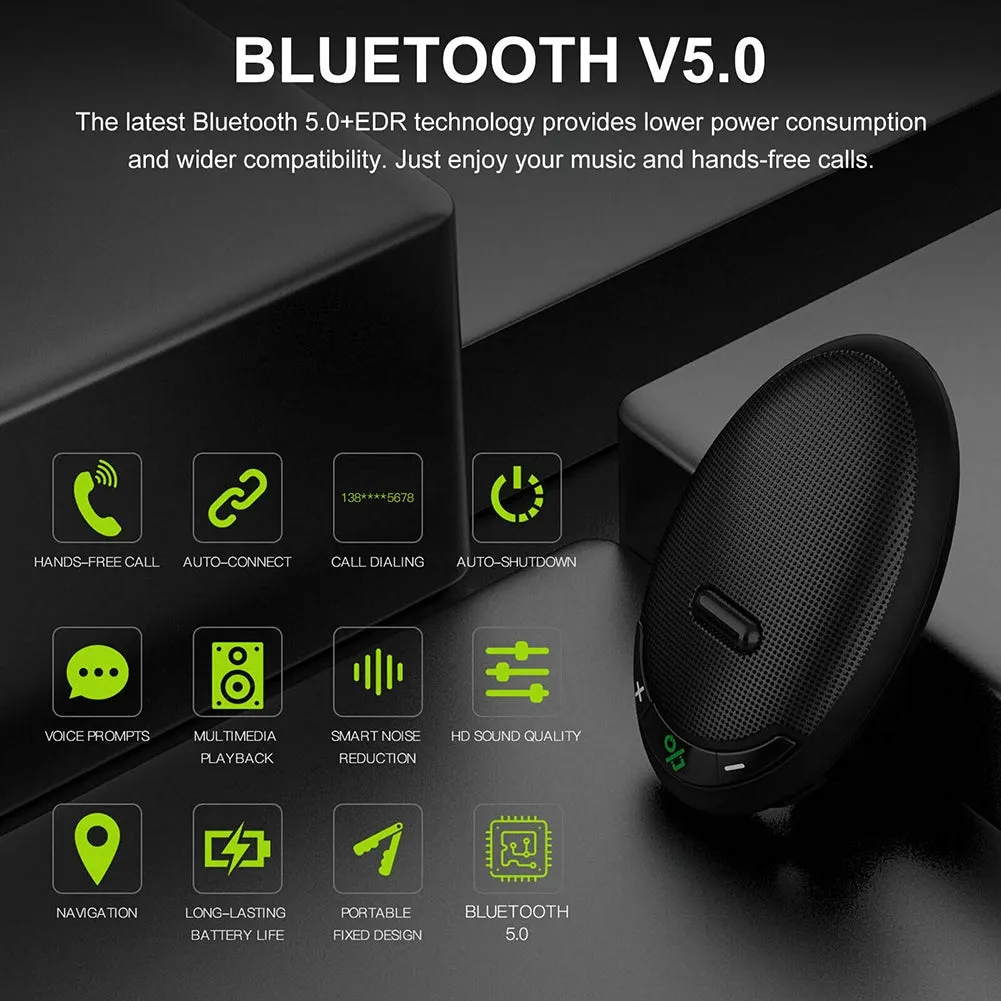 Bluetooth-compatible 5.0 edr System Sun Visor Installation Car