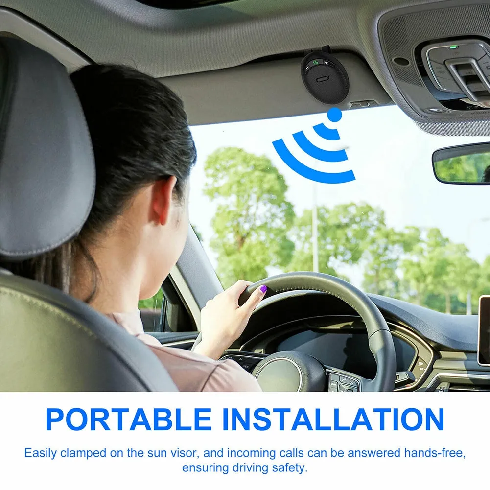 Bluetooth-compatible 5.0 edr System Sun Visor Installation Car