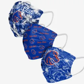 Boise State Broncos Womens Matchday 3 Pack Face Cover