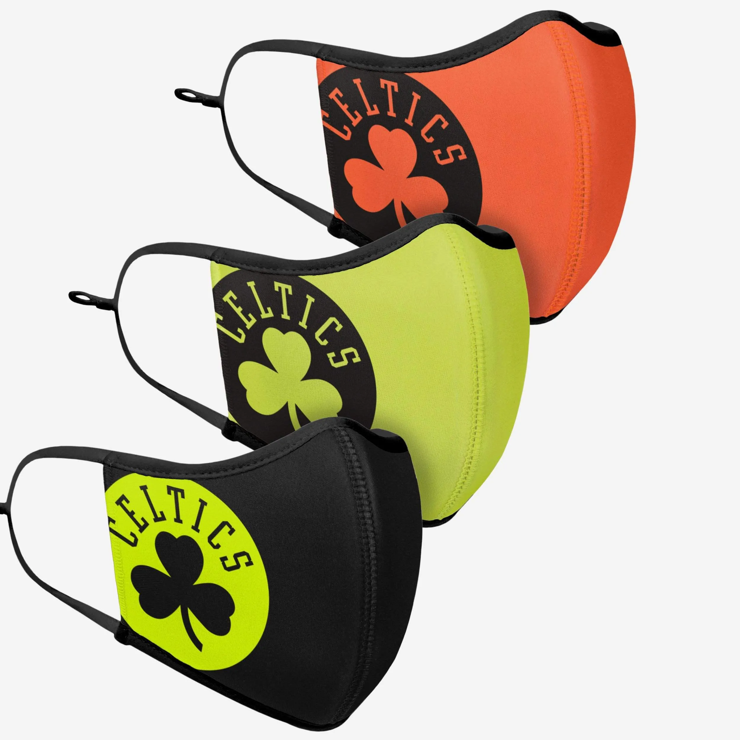 Boston Celtics Highlights Sport 3 Pack Face Cover