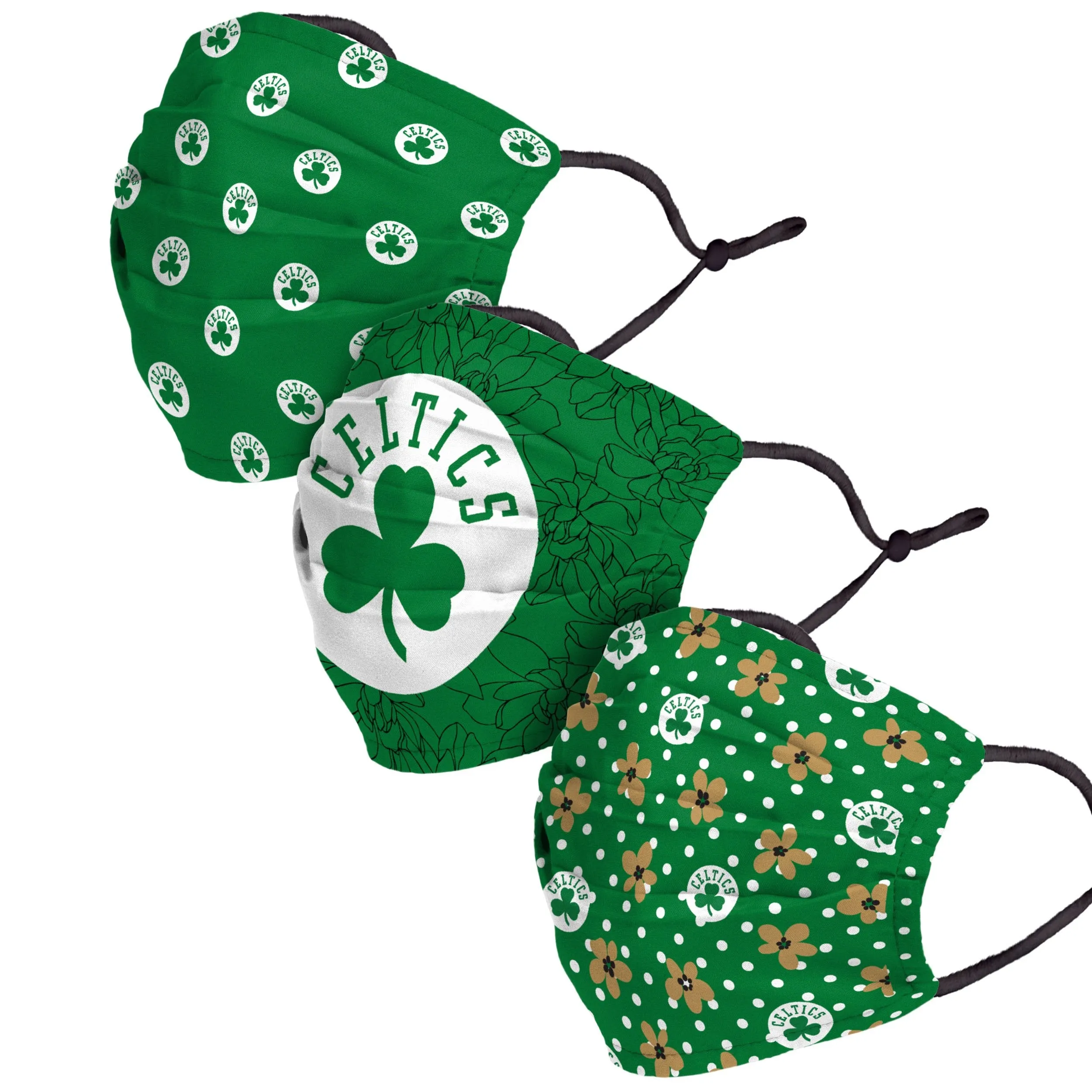 Boston Celtics NBA Gameday Gardener 3 Pack Face Cover