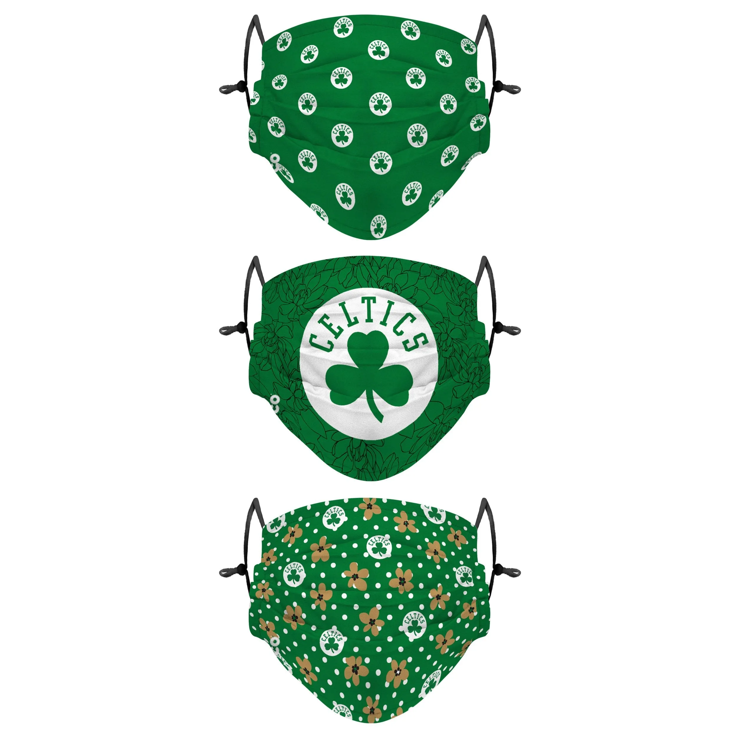 Boston Celtics NBA Gameday Gardener 3 Pack Face Cover