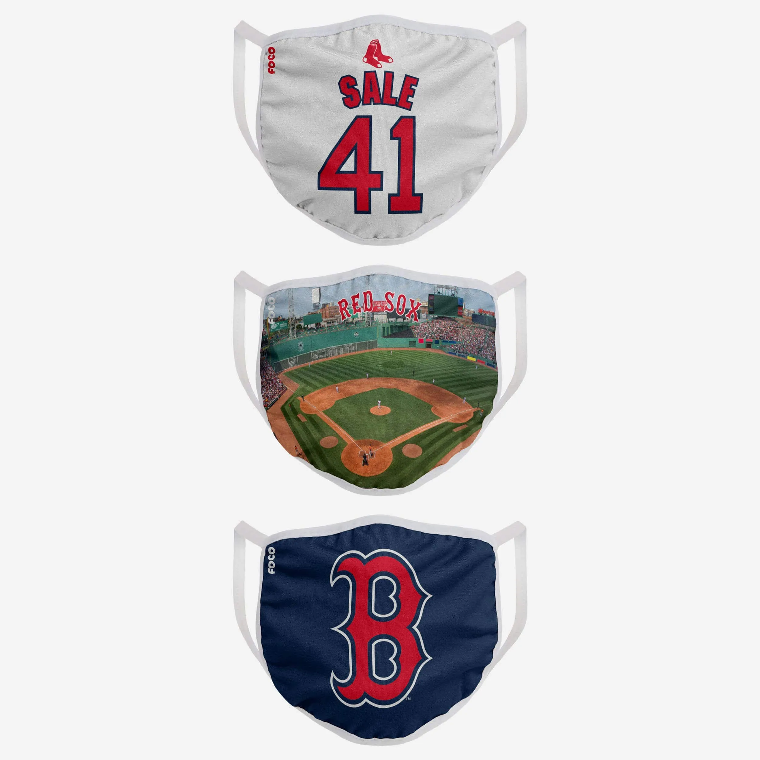 Boston Red Sox Fan Fest 3 Pack Face Cover