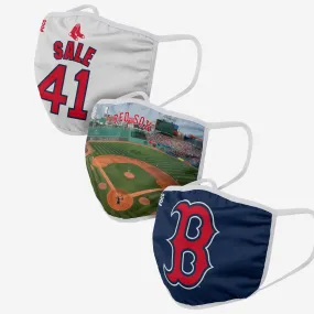 Boston Red Sox Fan Fest 3 Pack Face Cover