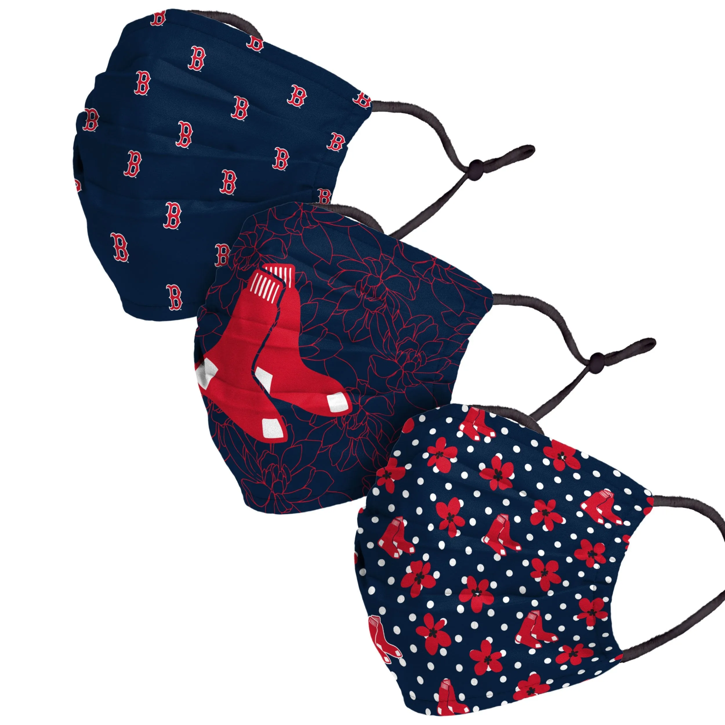 Boston Red Sox MLB Gameday Gardener 3 Pack Face Cover