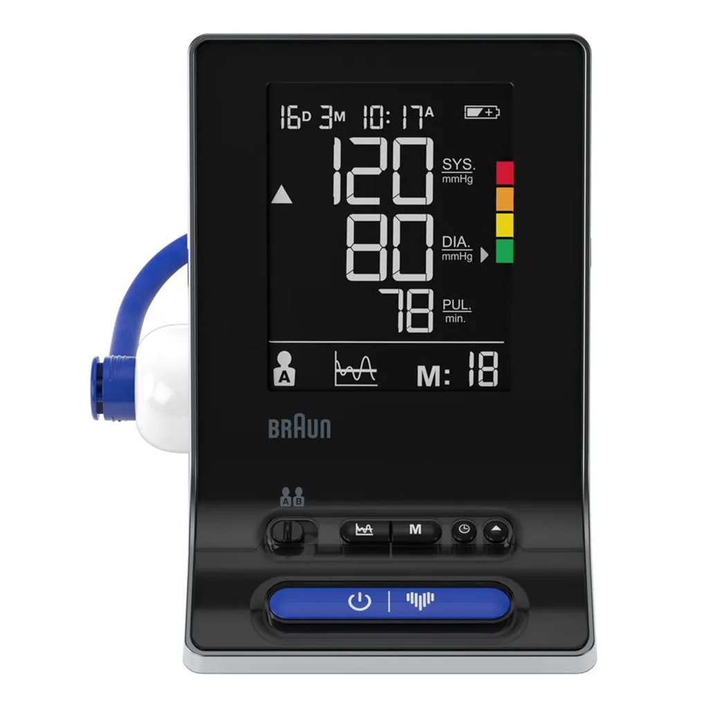 Braun ExactFit™ 3 Upper Arm Blood Pressure Monitor | Clinically Accurate, Comfortable, and Easy-to-Use