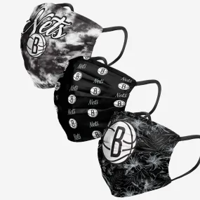Brooklyn Nets Womens Matchday 3 Pack Face Cover