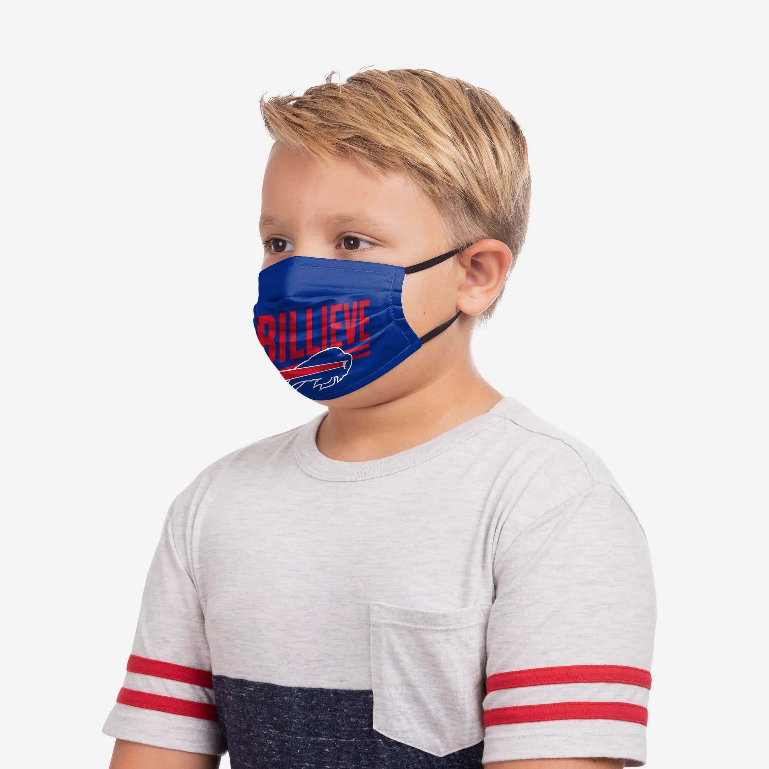 Buffalo Bills Youth Rising Stars Adjustable 5 Pack Face Cover