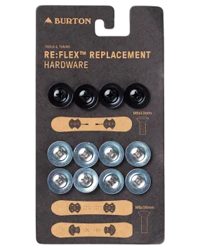 Burton Re:Flex Replacement Hardware - Silver