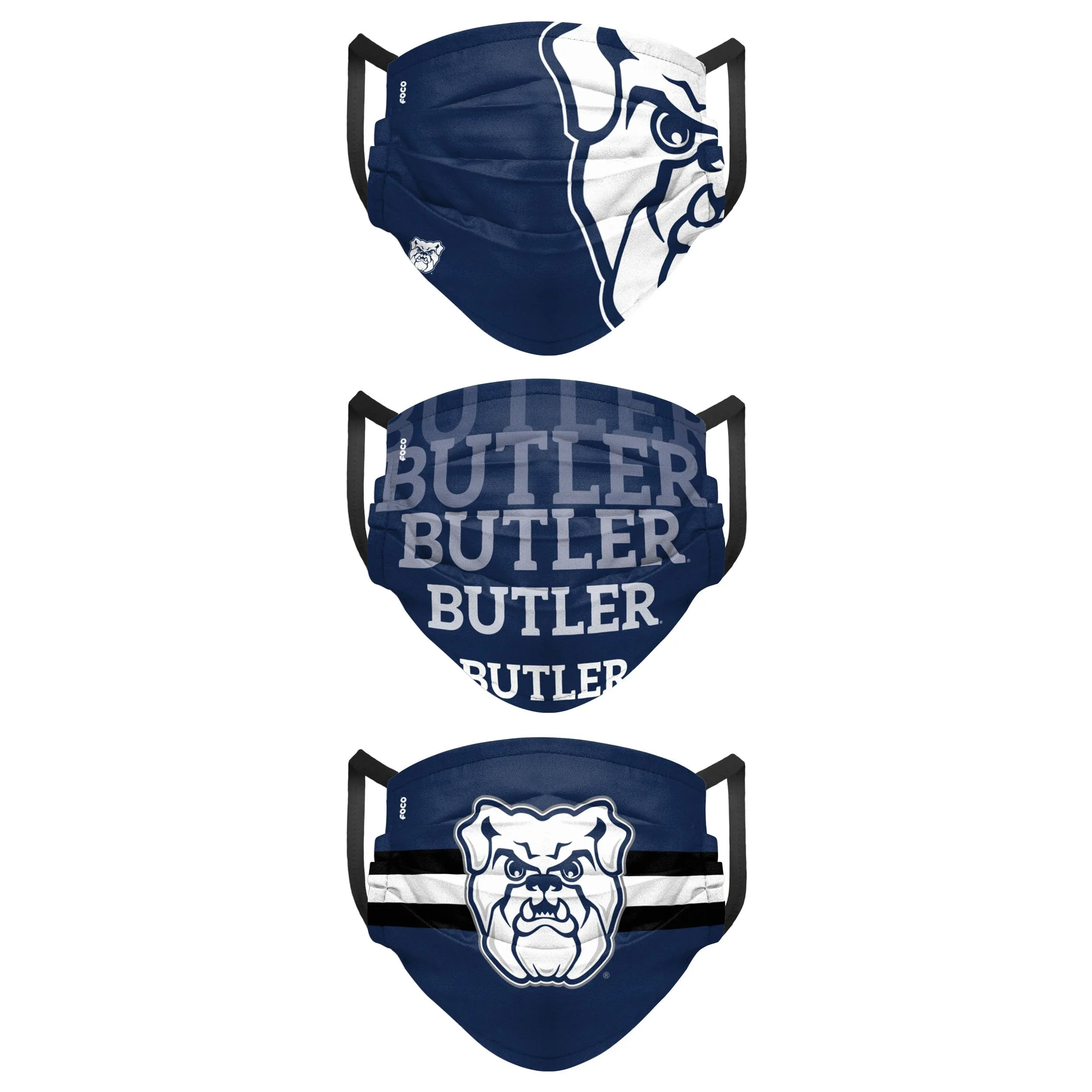 Butler Bulldogs NCAA Mens Matchday 3 Pack Face Cover