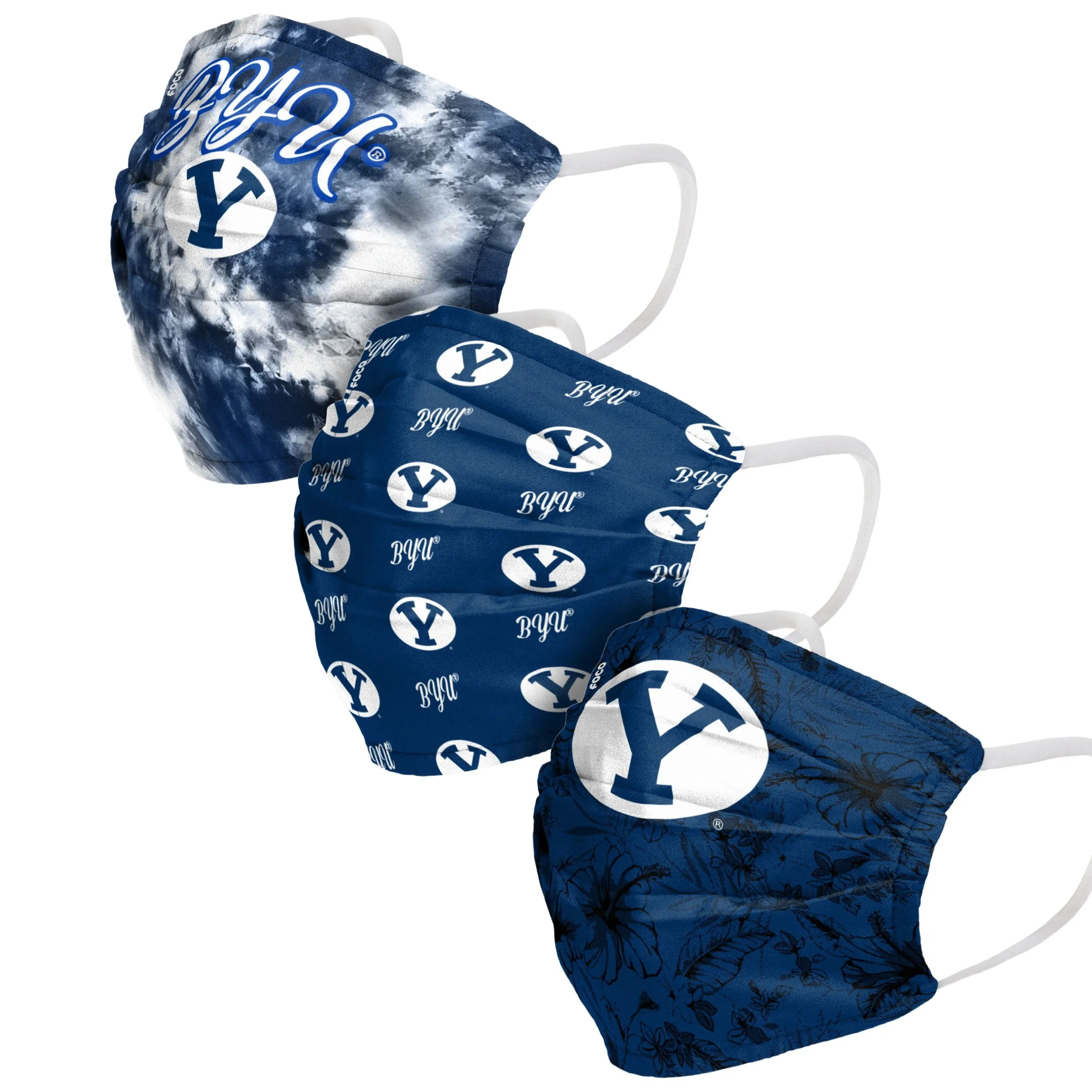 BYU Cougars NCAA Womens Matchday 3 Pack Face Cover
