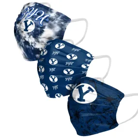 BYU Cougars NCAA Womens Matchday 3 Pack Face Cover