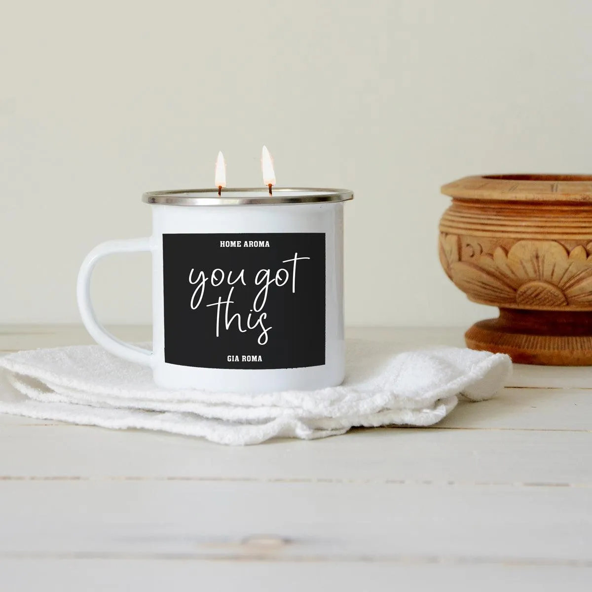 Candle Mug Gift 16oz