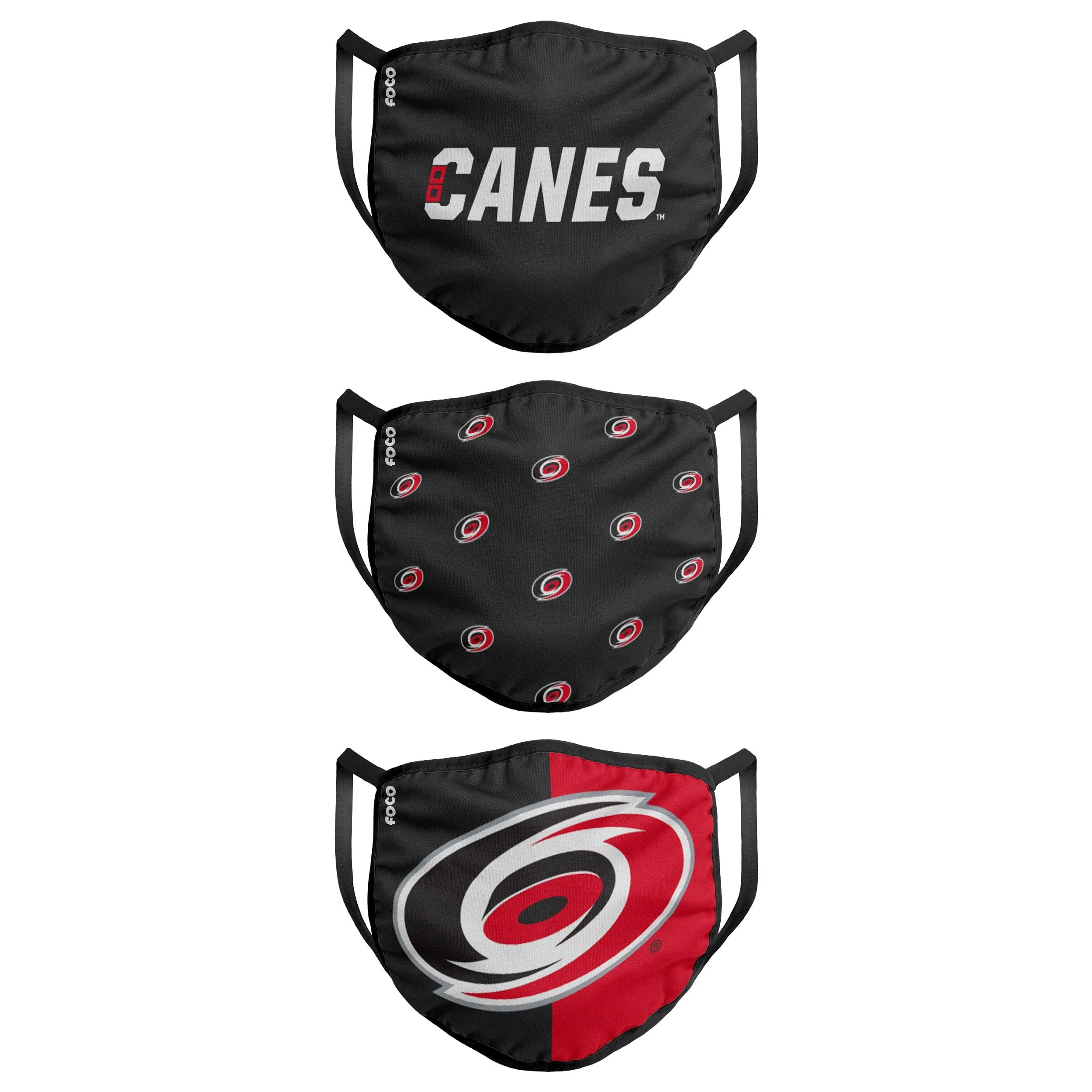 Carolina Hurricanes NHL 3 Pack Face Cover