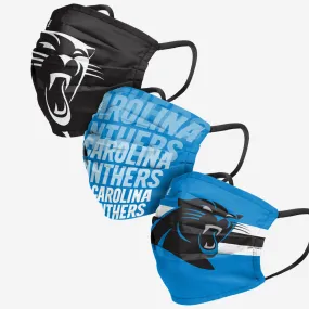 Carolina Panthers Matchday 3 Pack Face Cover