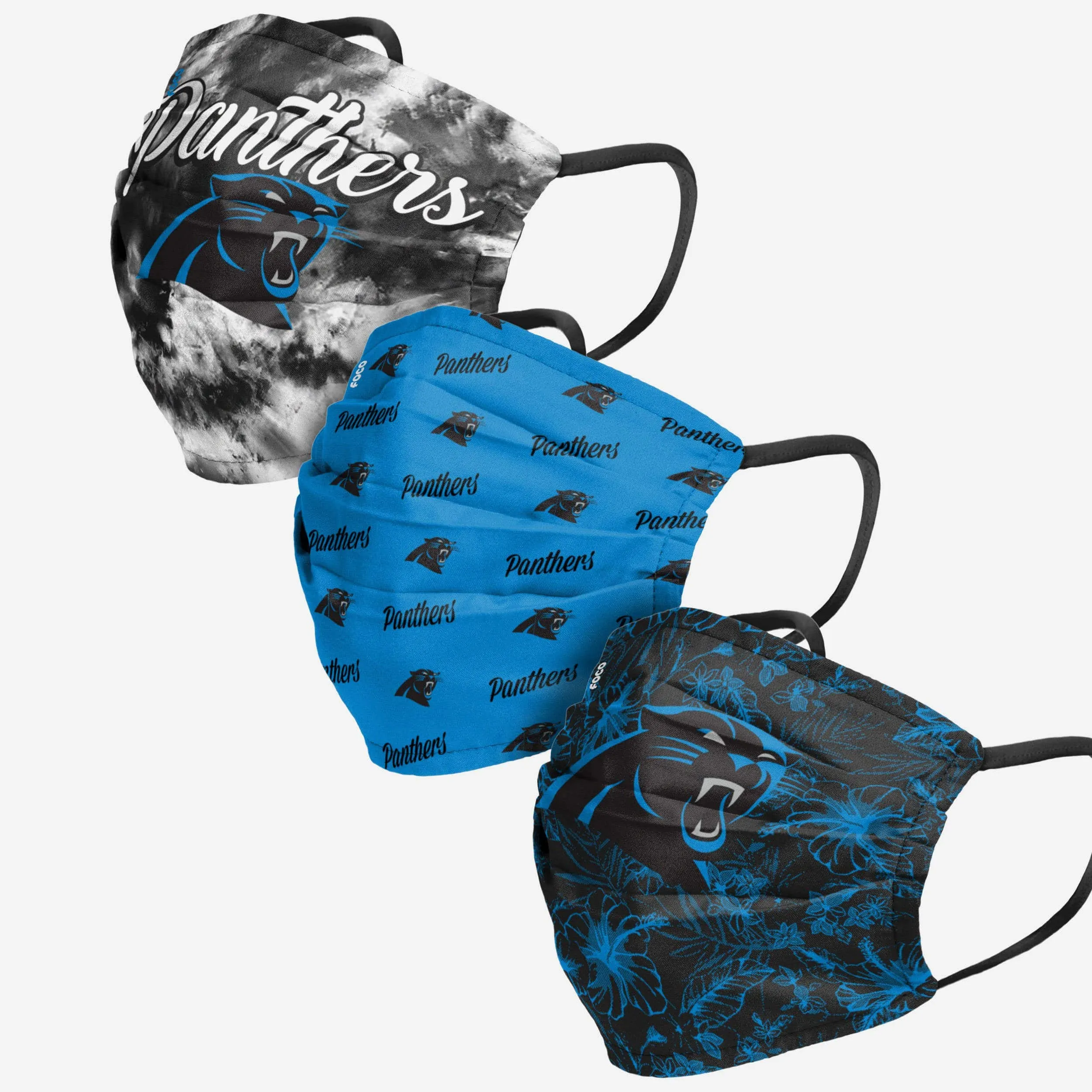 Carolina Panthers Womens Matchday 3 Pack Face Cover