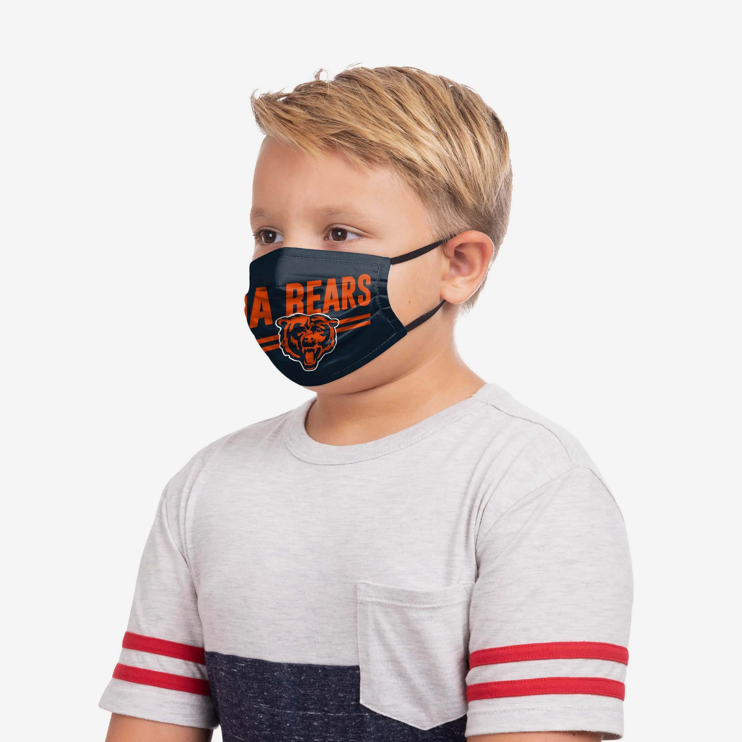 Chicago Bears Youth Rising Stars Adjustable 5 Pack Face Cover