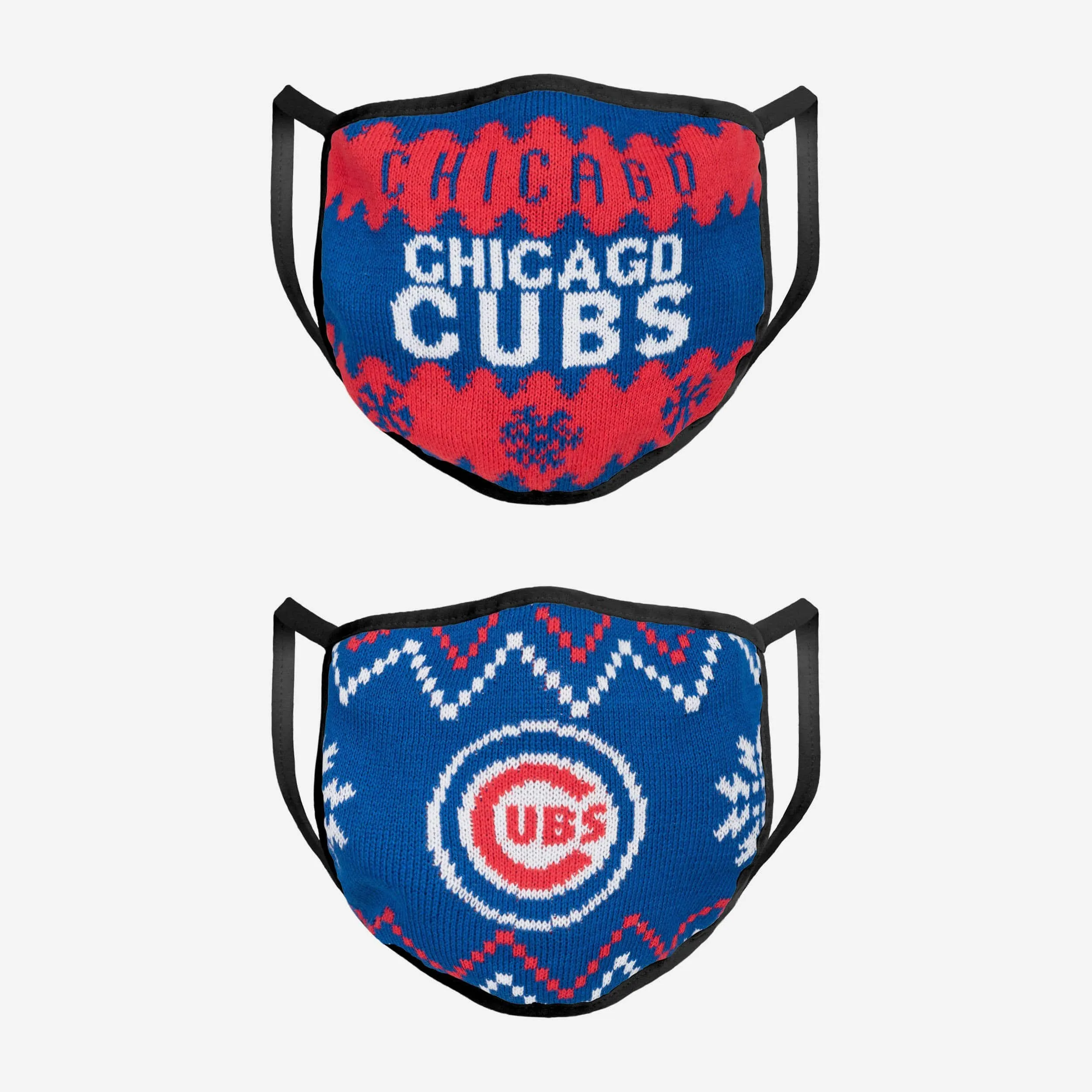 Chicago Cubs Knit 2 Pack Face Cover