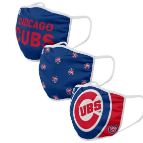 Chicago Cubs MLB 3 Pack Face Cover