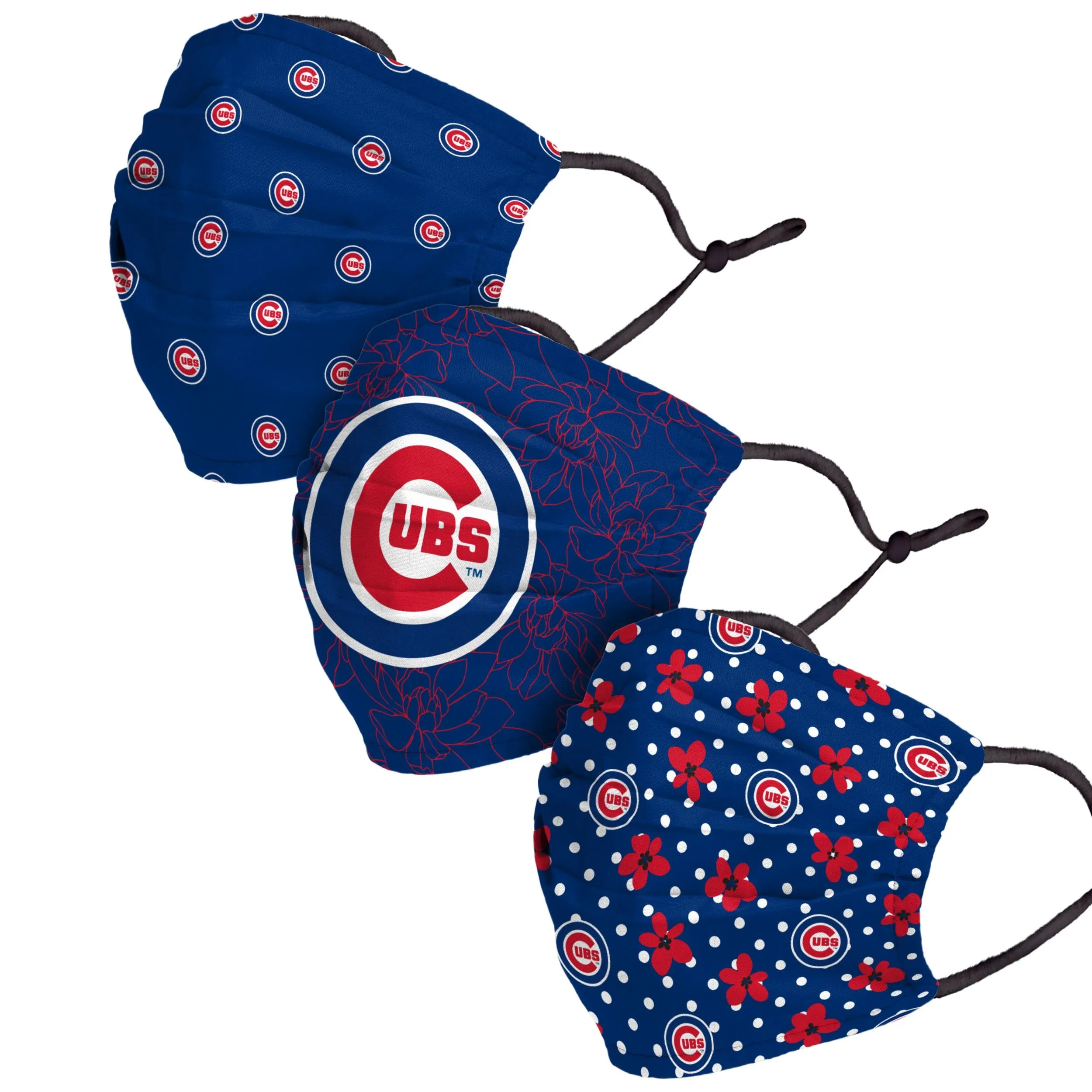Chicago Cubs MLB Gameday Gardener 3 Pack Face Cover