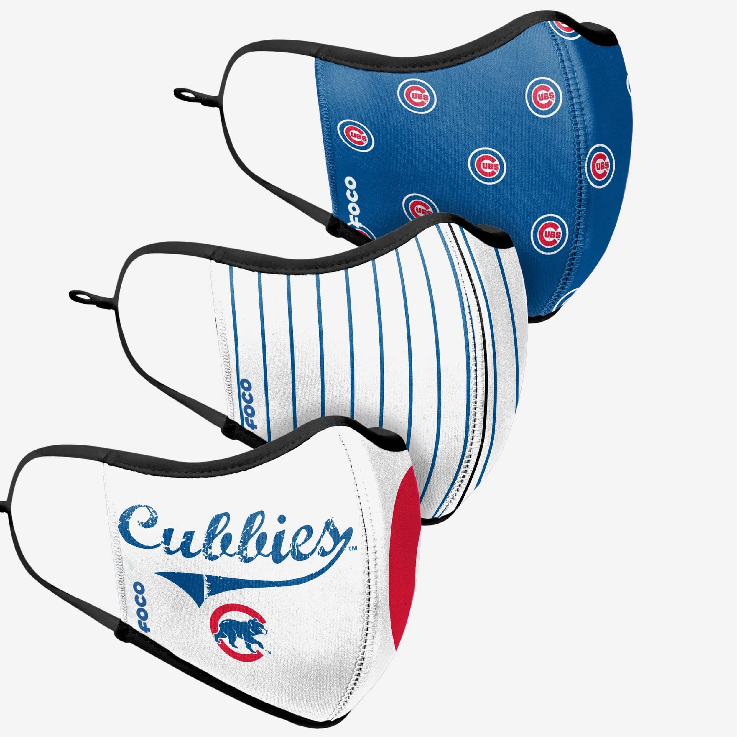 Chicago Cubs Thematic Sport 3 Pack Face Cover