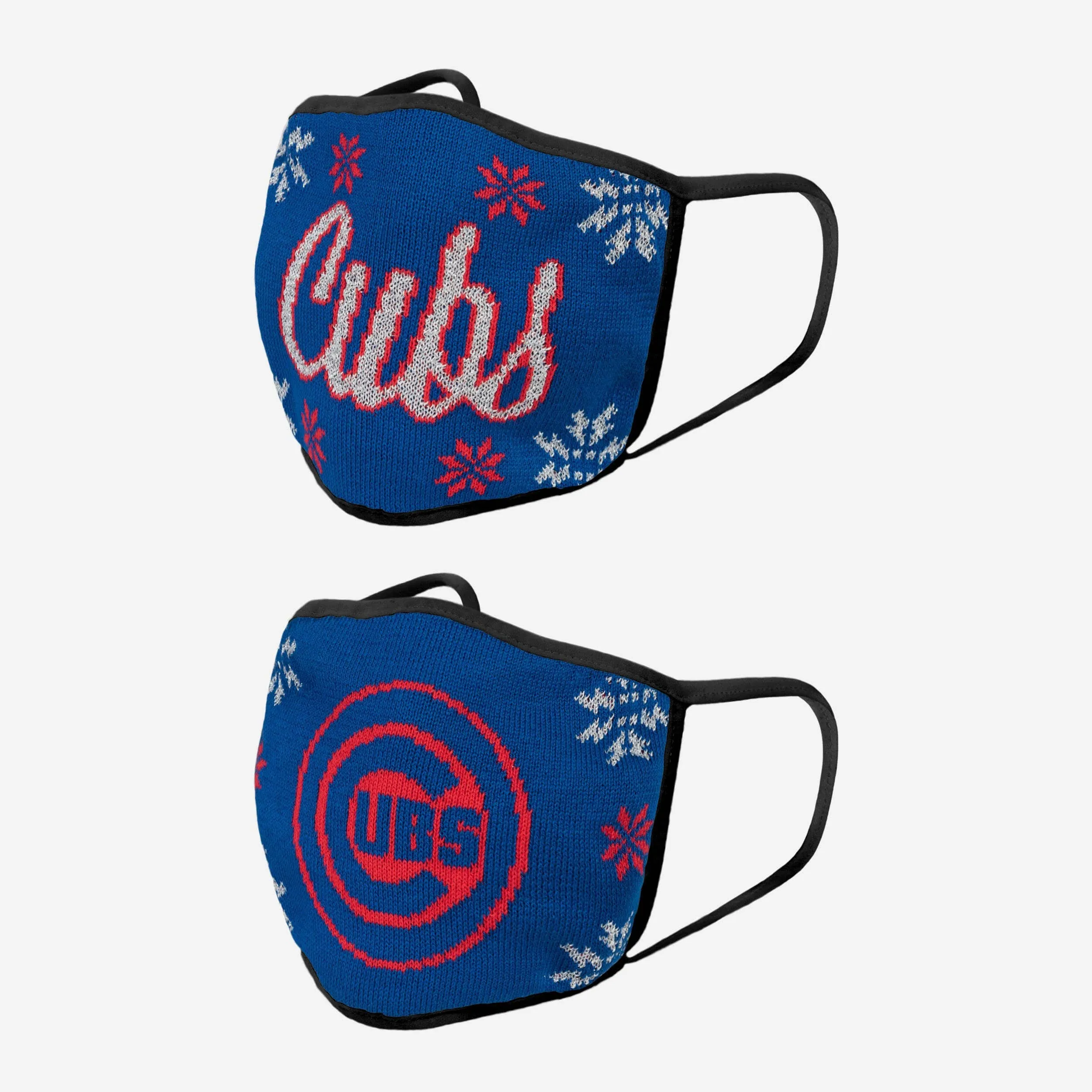 Chicago Cubs Womens Knit 2 Pack Face Cover