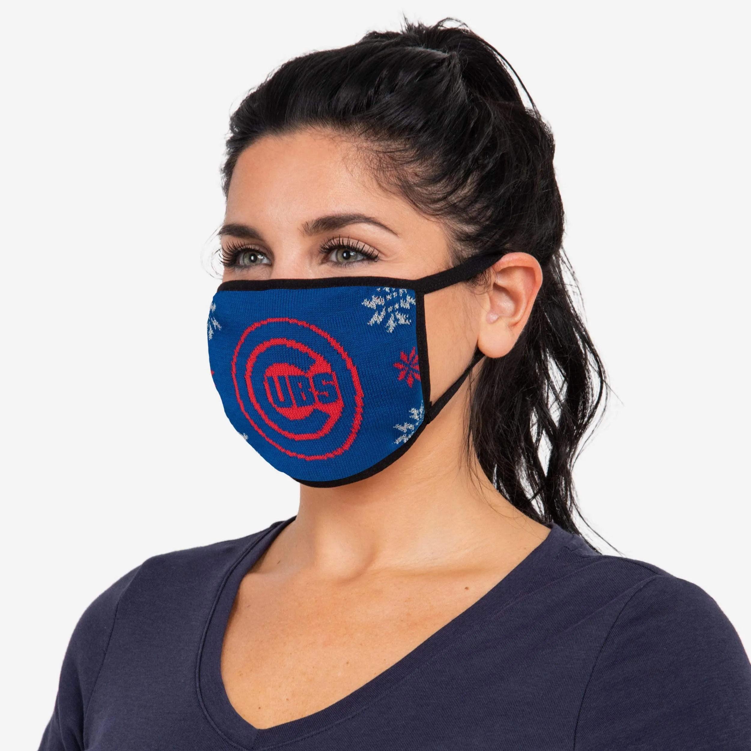 Chicago Cubs Womens Knit 2 Pack Face Cover
