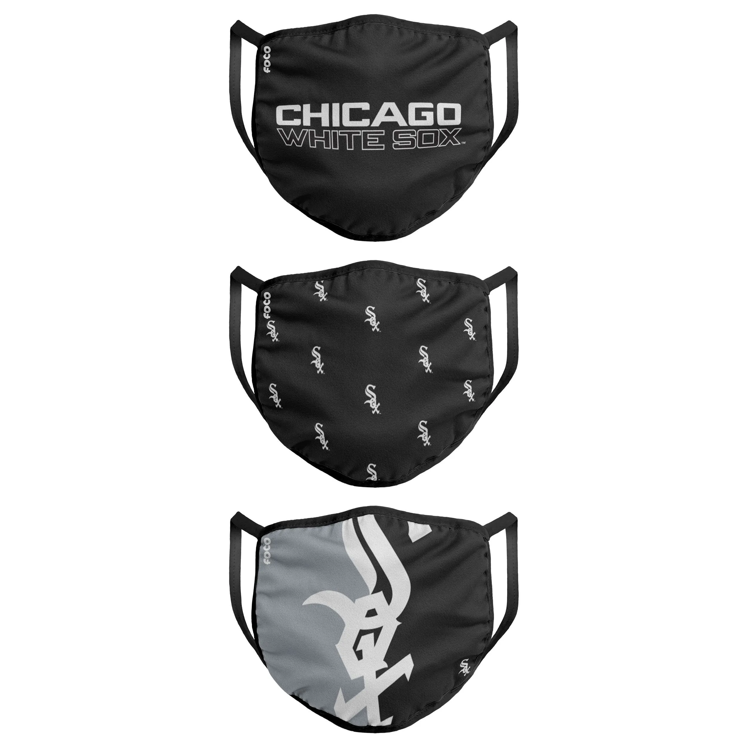 Chicago White Sox MLB 3 Pack Face Cover