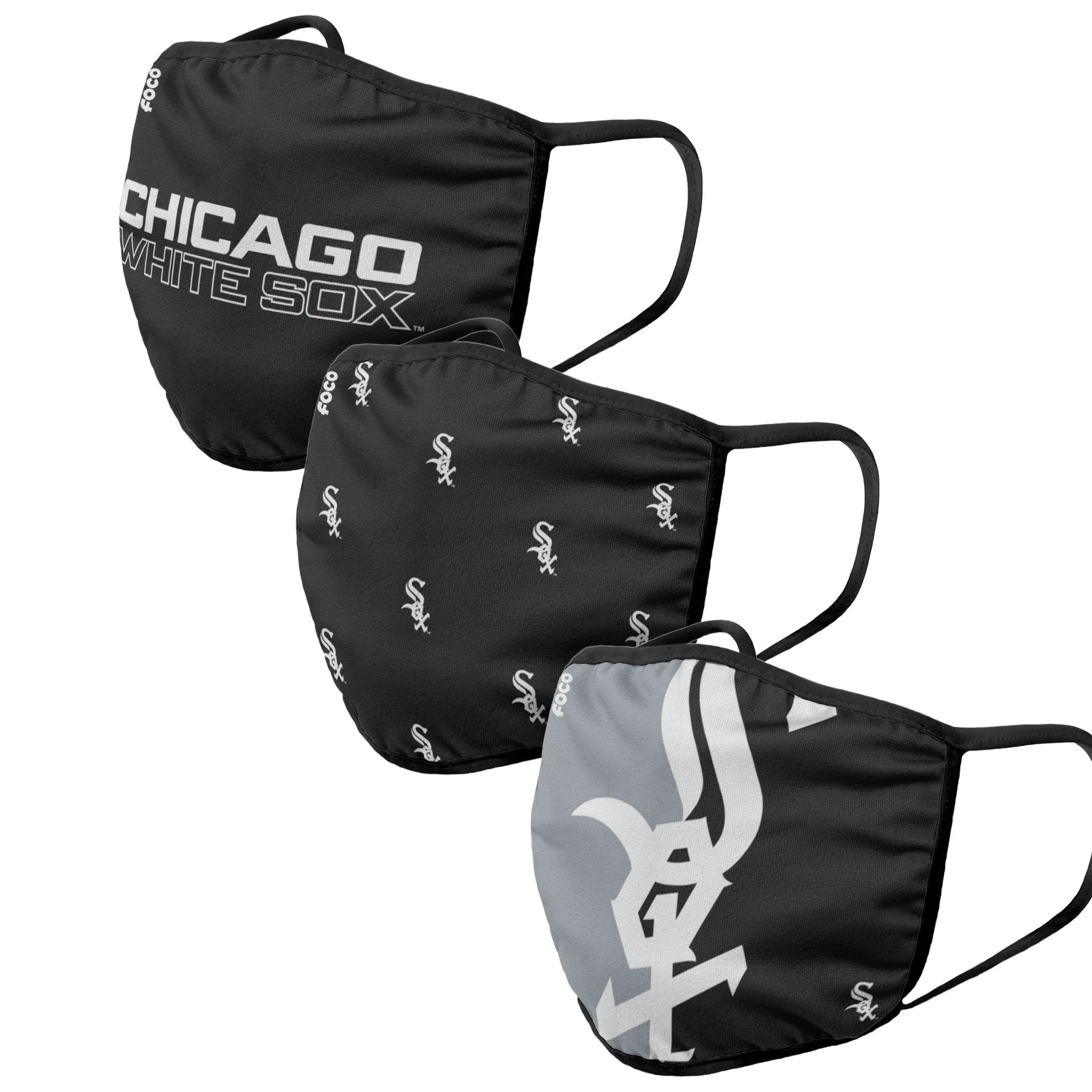 Chicago White Sox MLB 3 Pack Face Cover