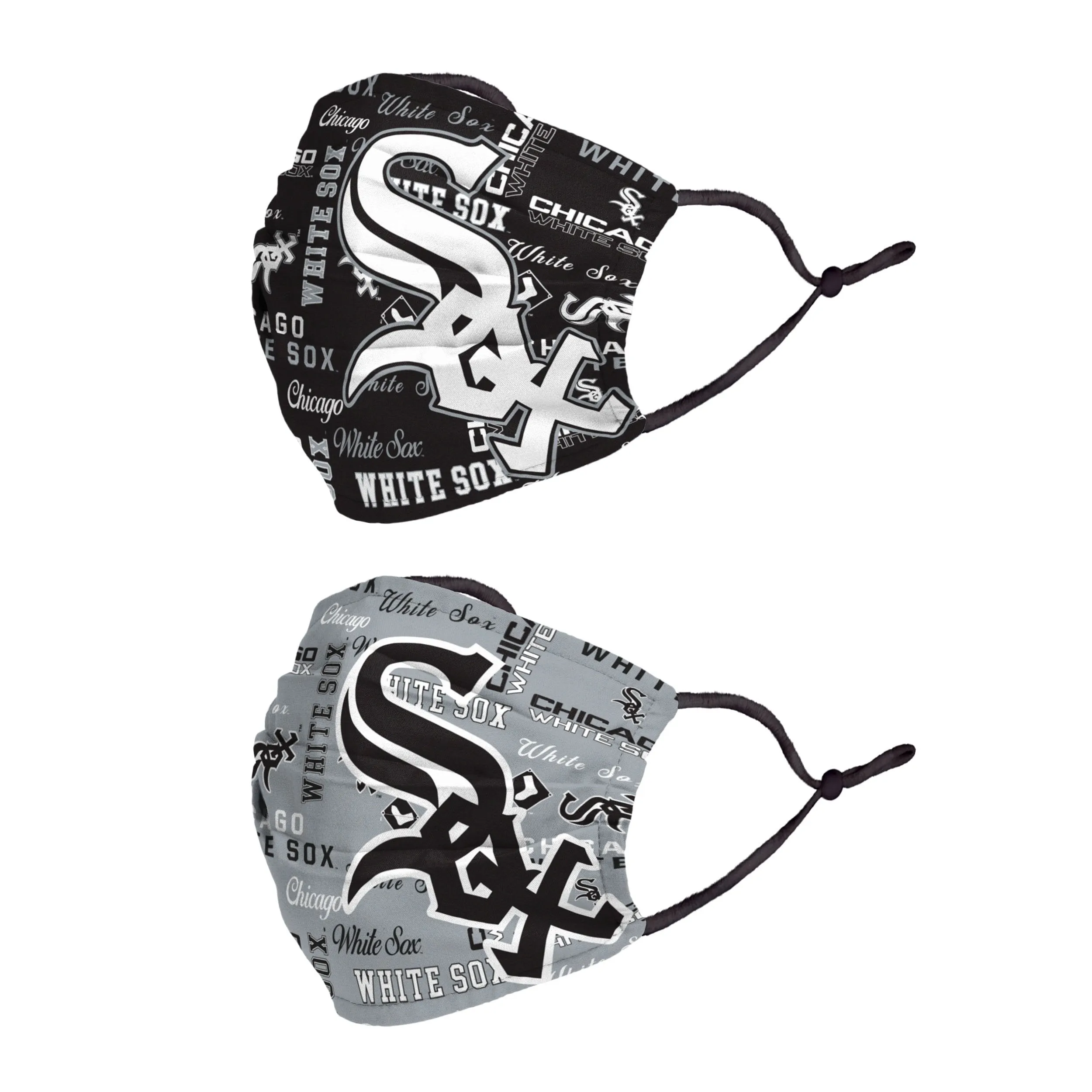 Chicago White Sox MLB Logo Rush Adjustable 2 Pack Face Cover